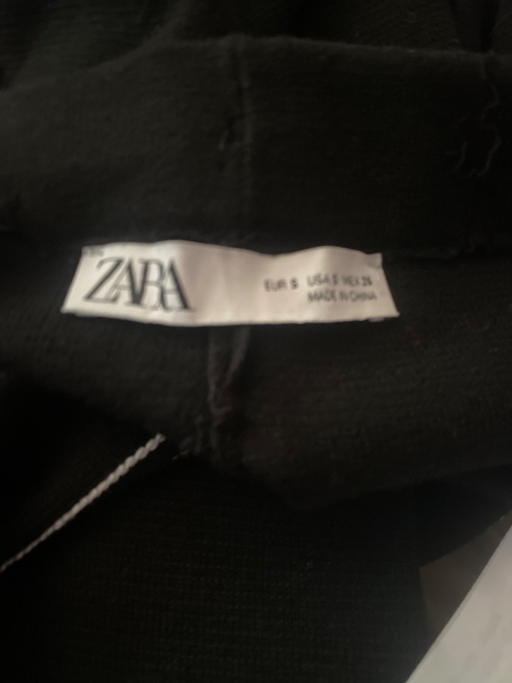 Zara S Front-Line Knit Slit Pants. - Picture 4 of 13